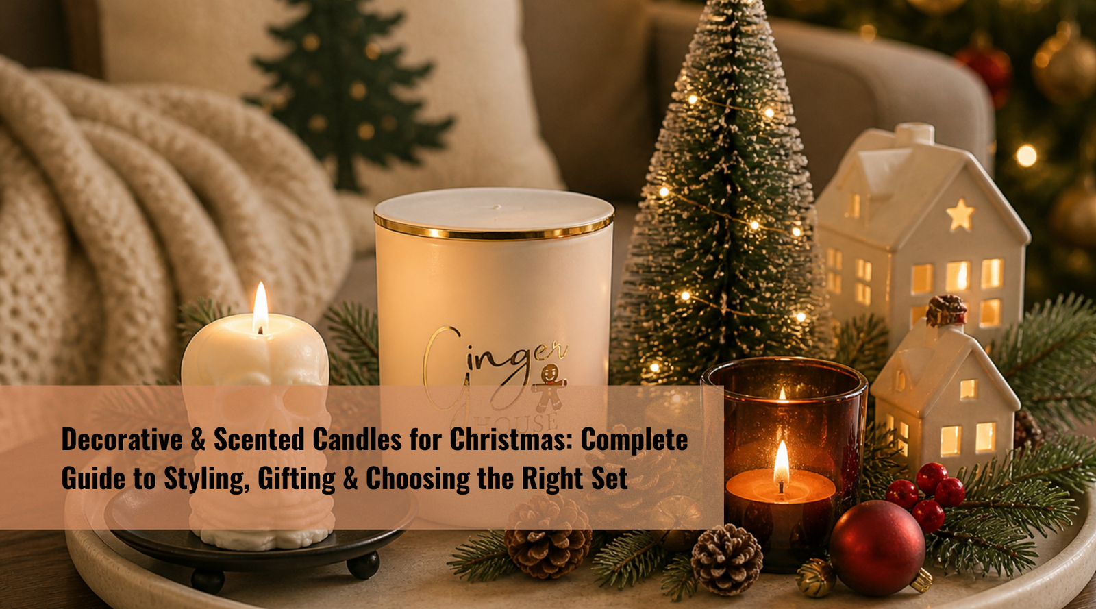 Decorative and Scented Candles for Christmas