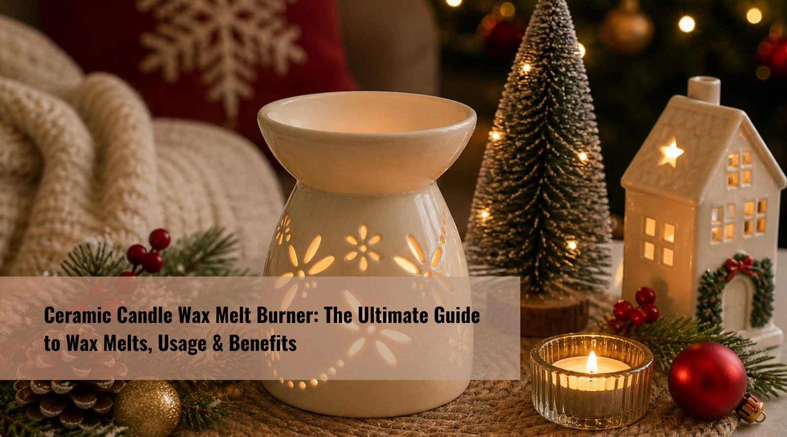 Ceramic Candle Wax Melt Burner