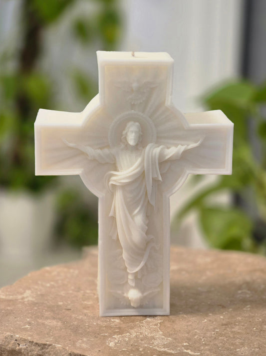Large Cross Candle