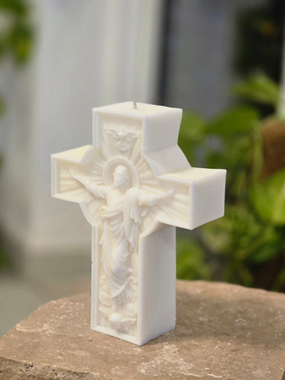 Large Cross Candle