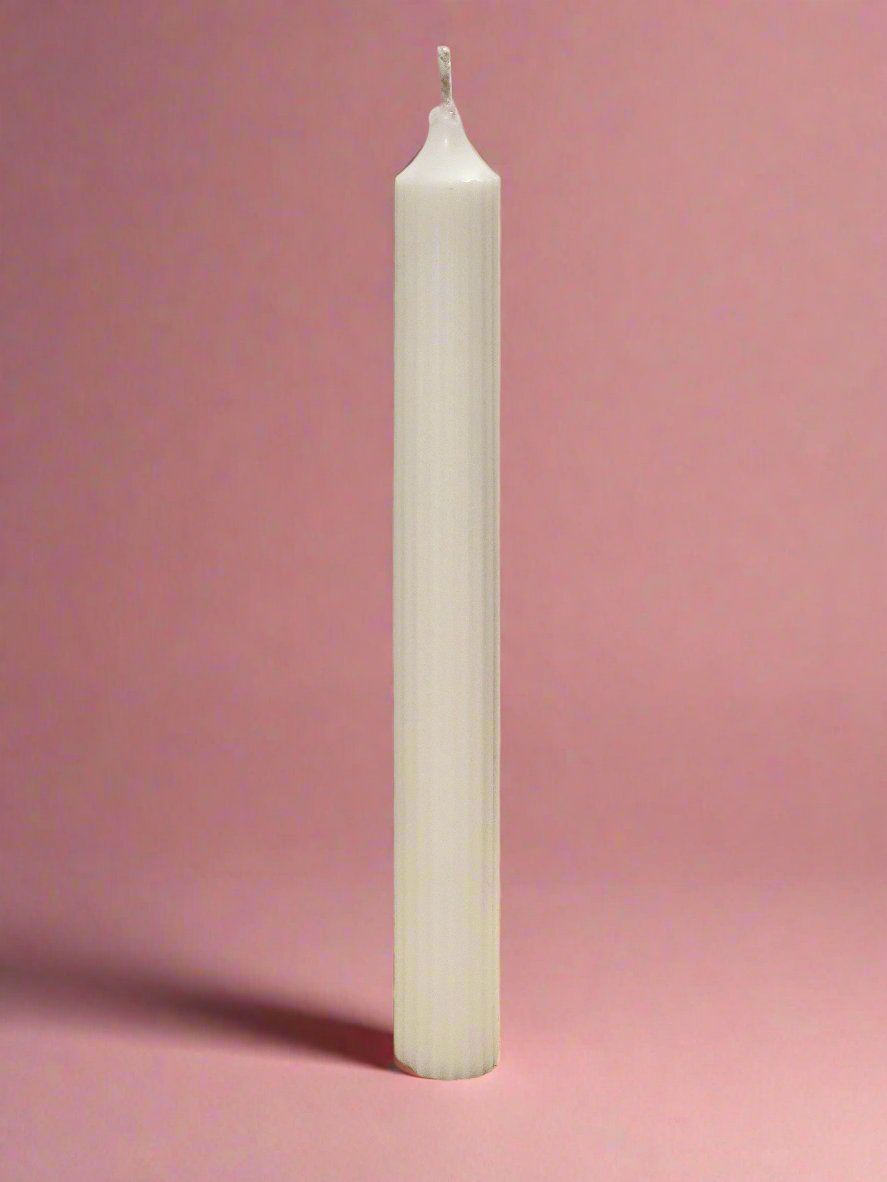 Lines Taper Candle - 4 Pcs