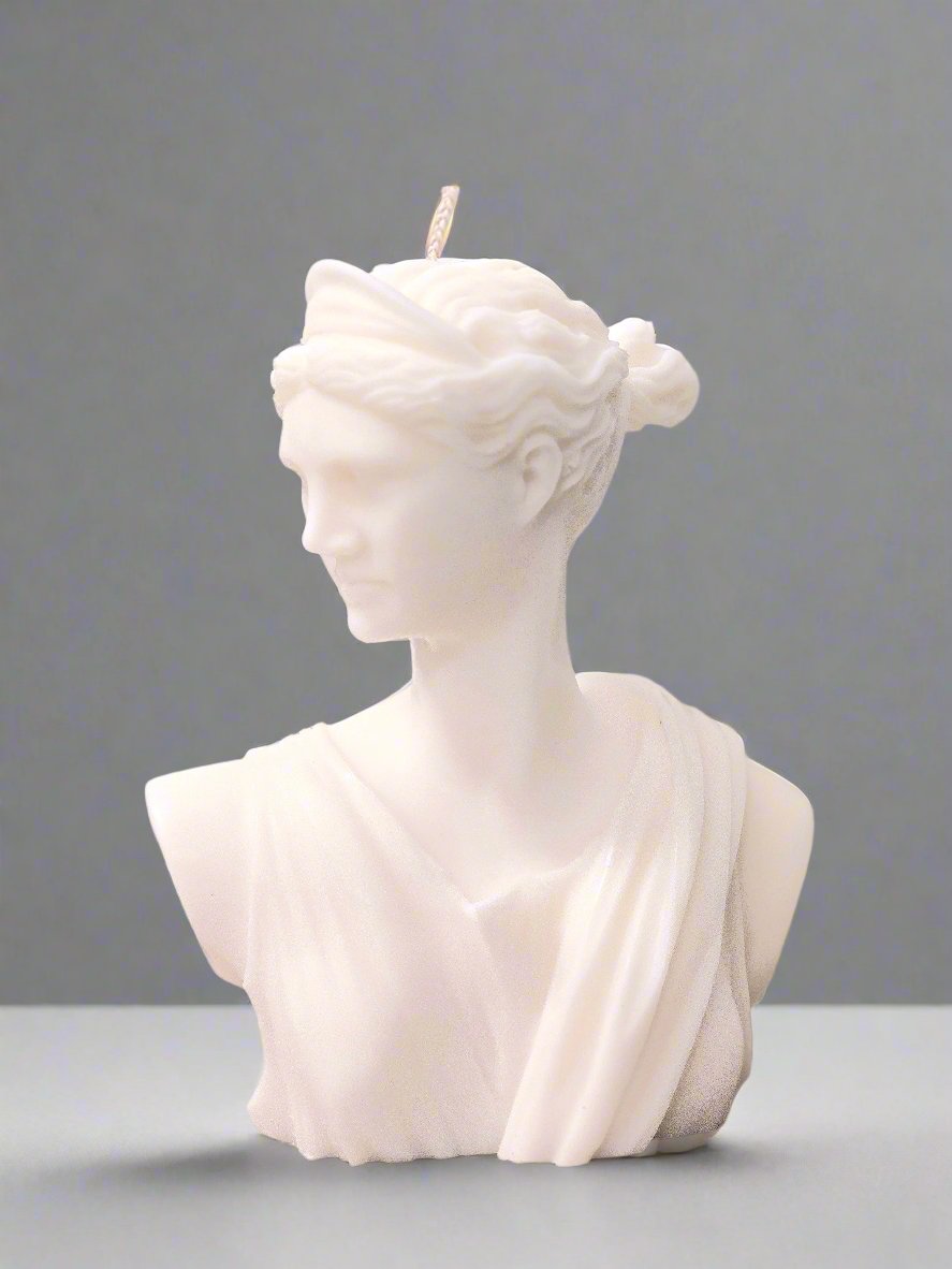 Diana The Greek Statue Candle