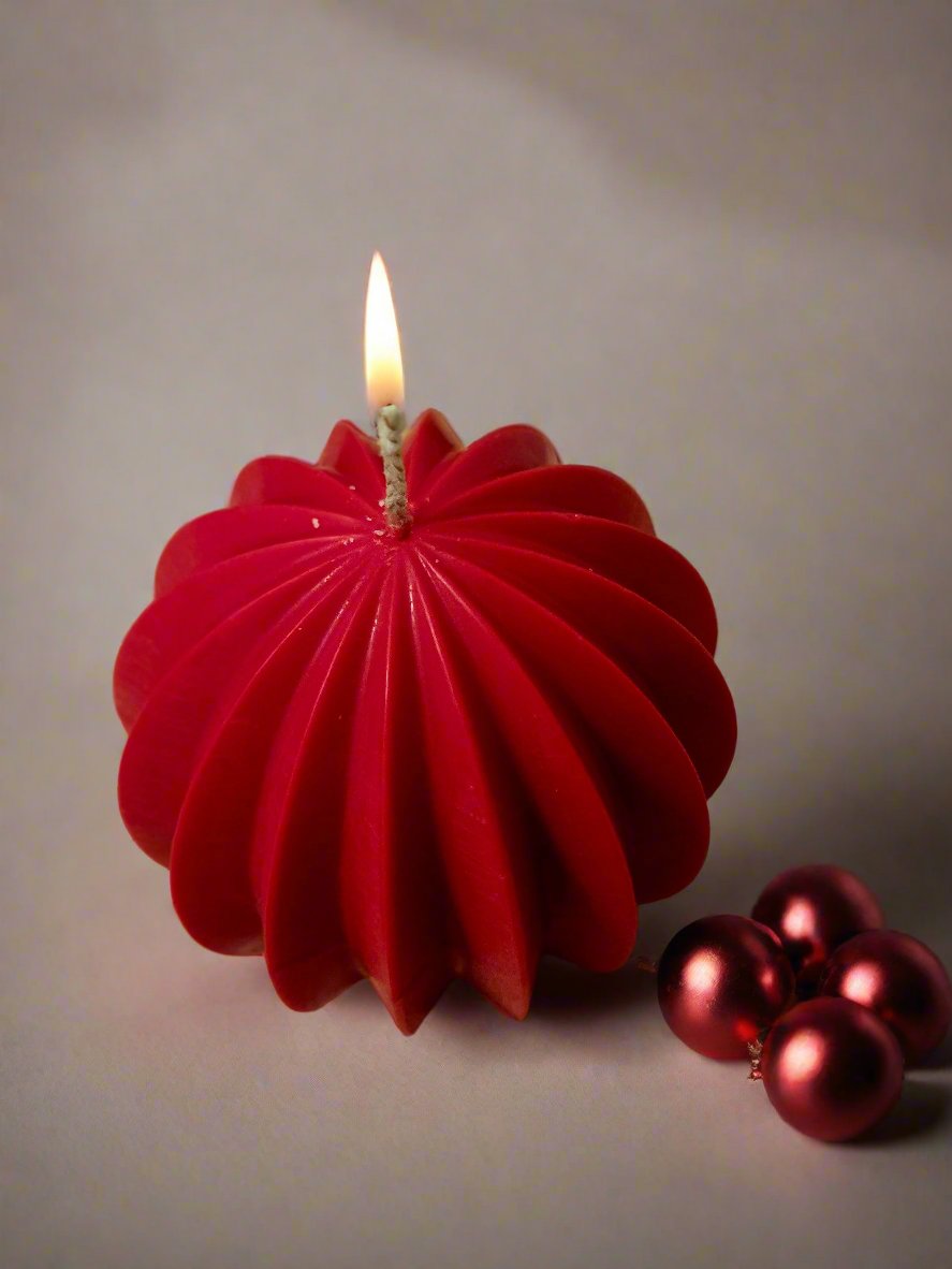 Christmas Ball - Sharp Shape - Festive Candle