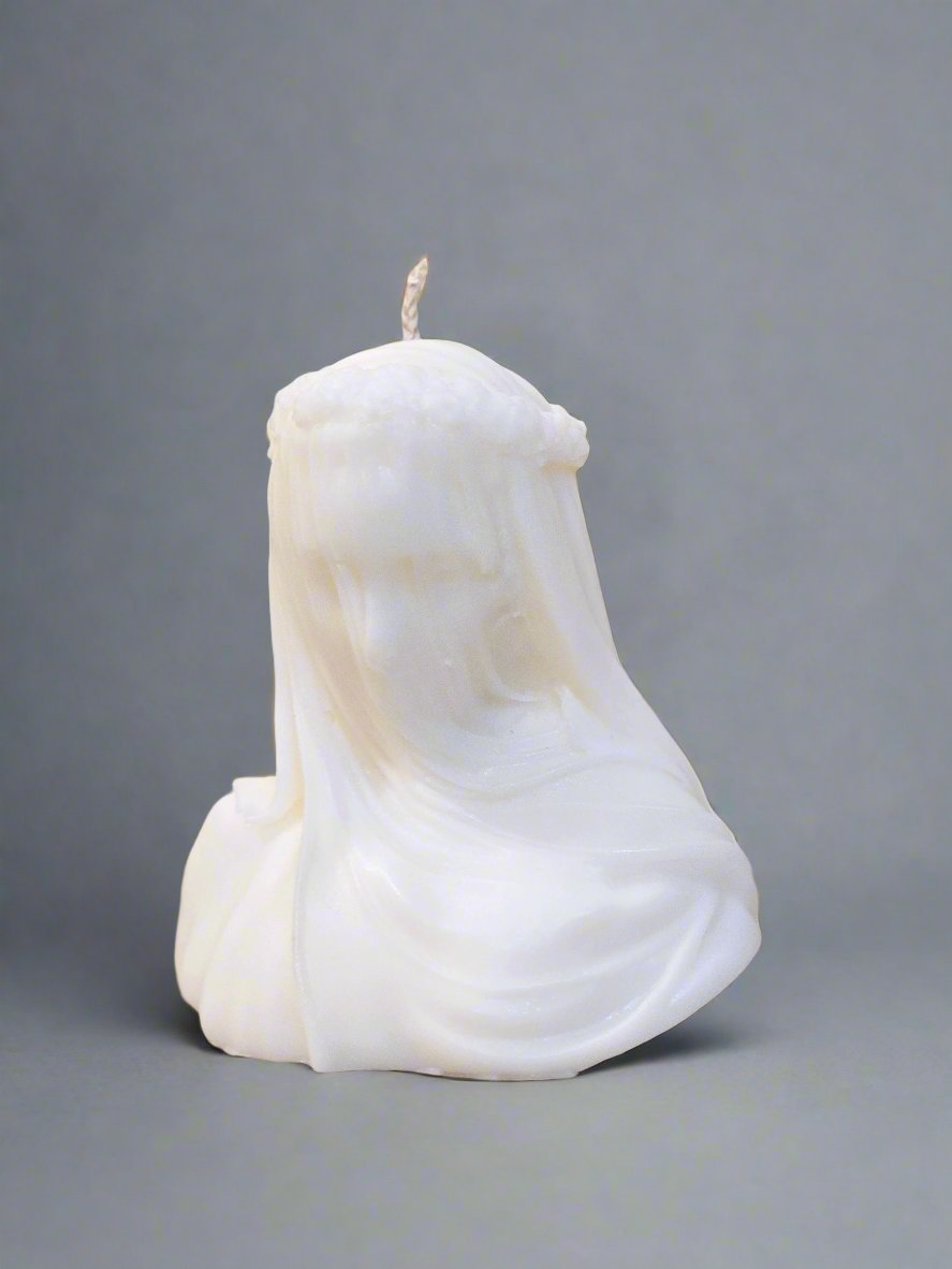 Covered Lady Face Candle