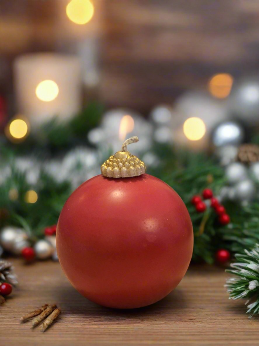 Christmas Ball -Festive Candle
