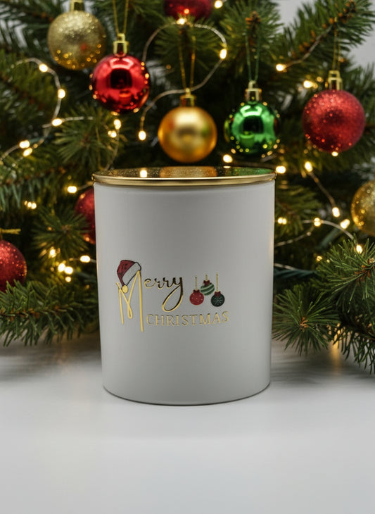 Merry Christmas - Single Wick Candle