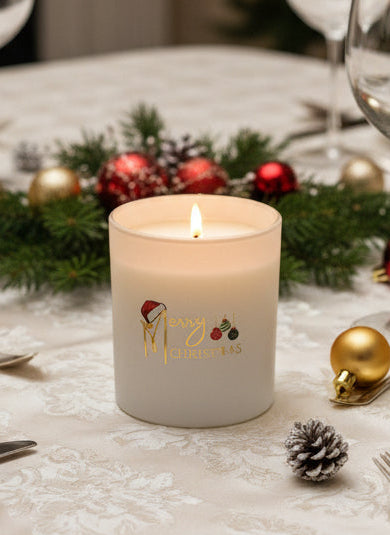 Merry Christmas - Single Wick Candle